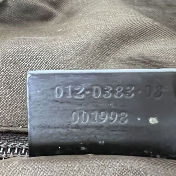 VTG Gucci Boston Monogam Duffle Brown Nylon Weekend/Travel Bag Unisex Y2K Rare - Picture 16 of 16